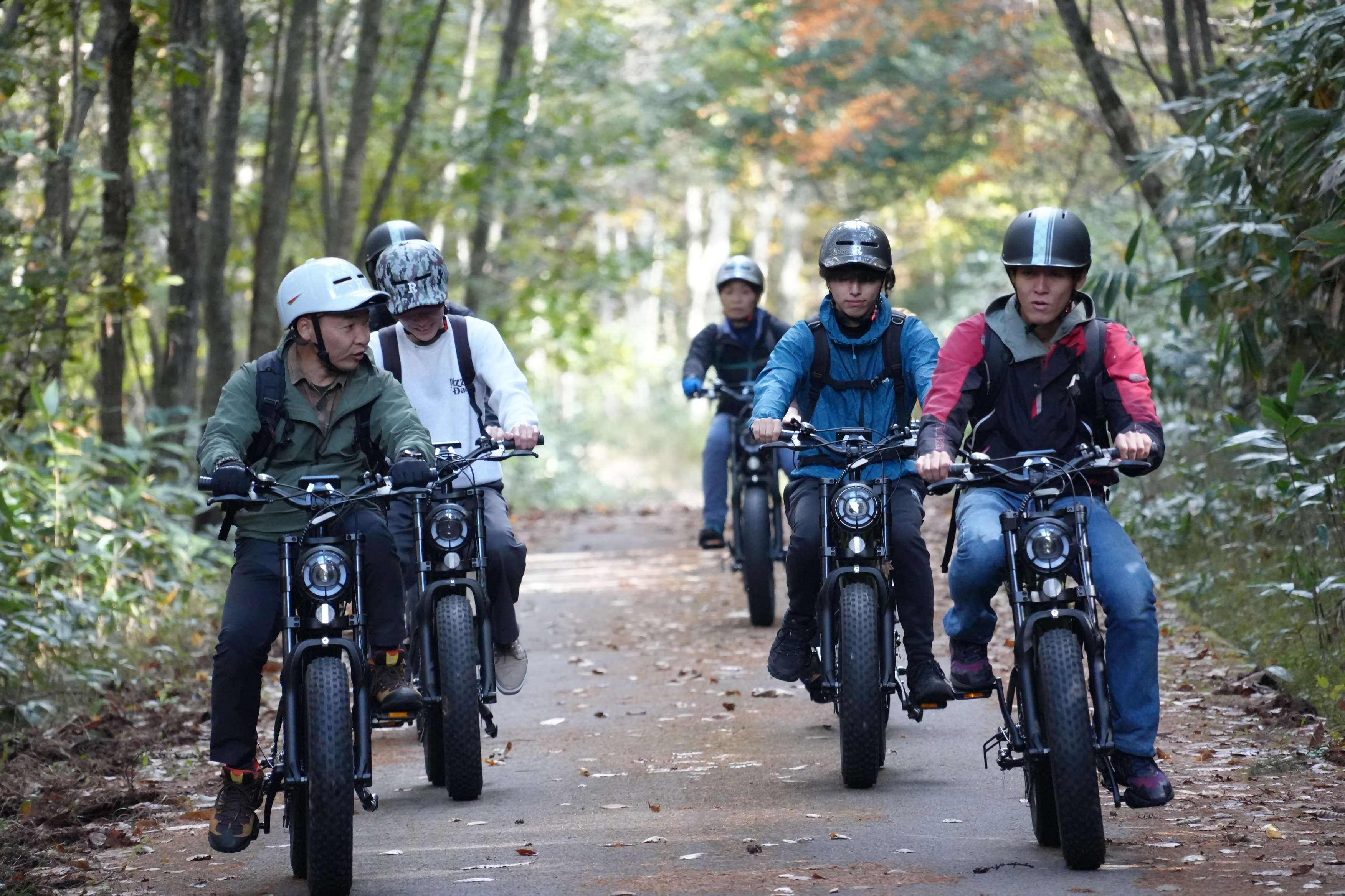 e-bikeの体験風景